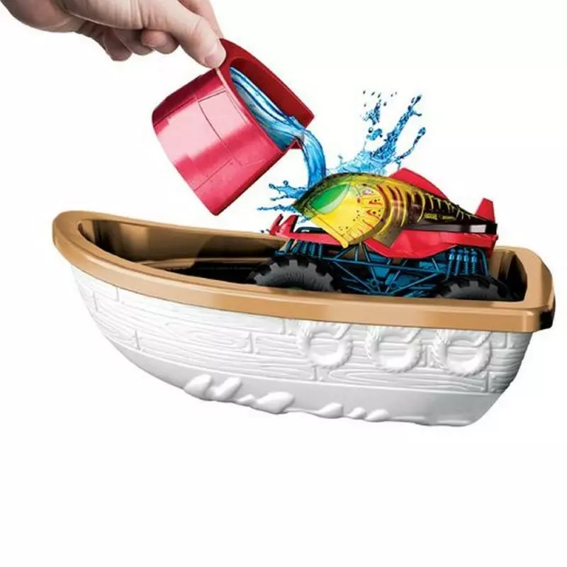 Hot Wheels MONSTER TRUCKS COLOR SHIFTERS ZUŘIVÝ KROKODÝL