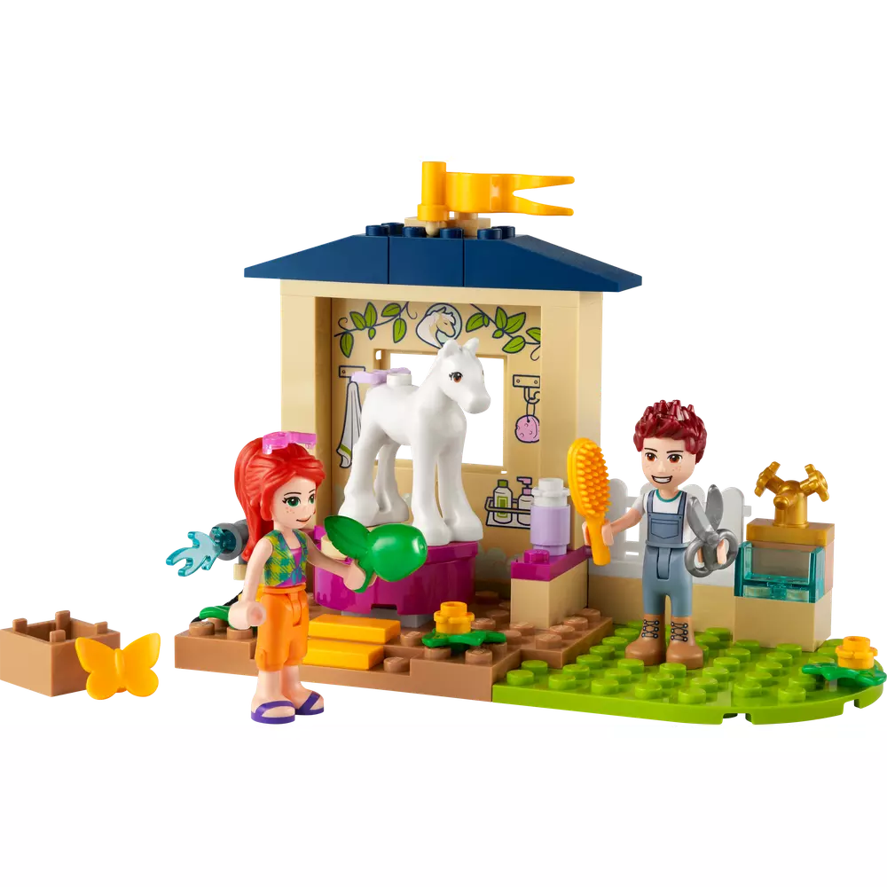 LEGO® Friends 41696 Čištění poníka ve stáji