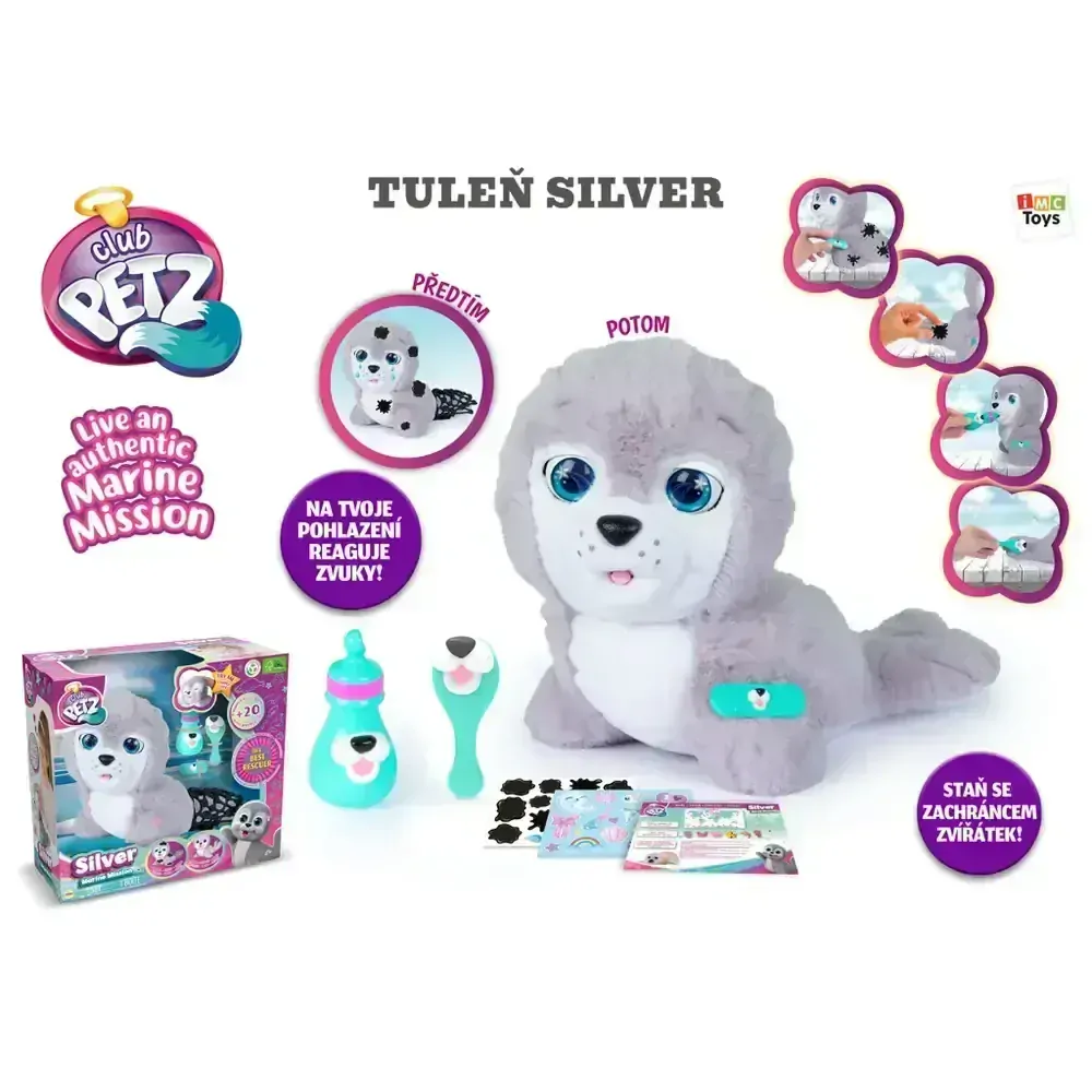 Alltoys Interaktivní tuleň Silver