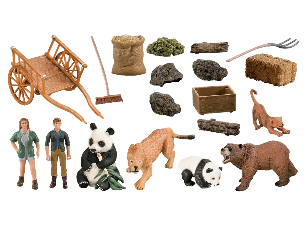 Zoolandia divoká zvířátka s doplňky - 4 druhy