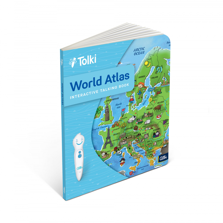 Albi Kouzelné čtení Tolki - World Atlas EN