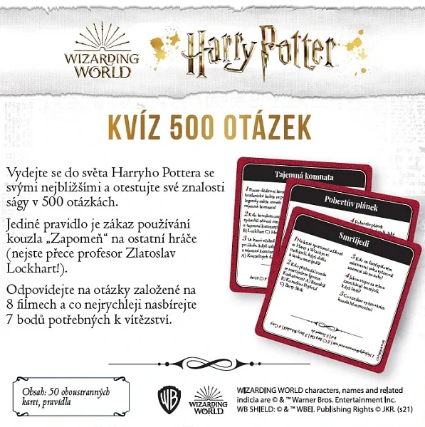 ADC Blackfire Harry Potter: Kvíz