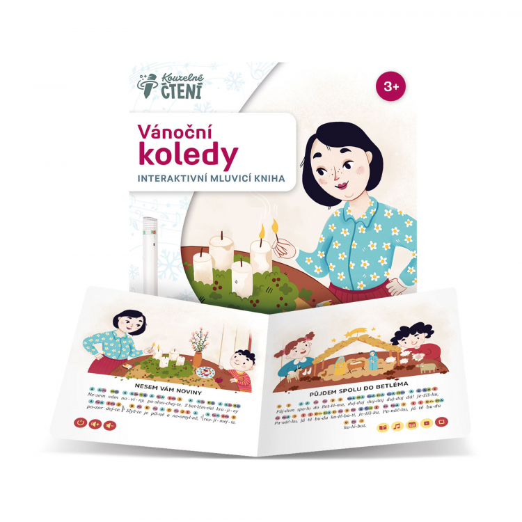 Albi Kouzelné čtení Kniha Zpívánky Vánoční koledy 1