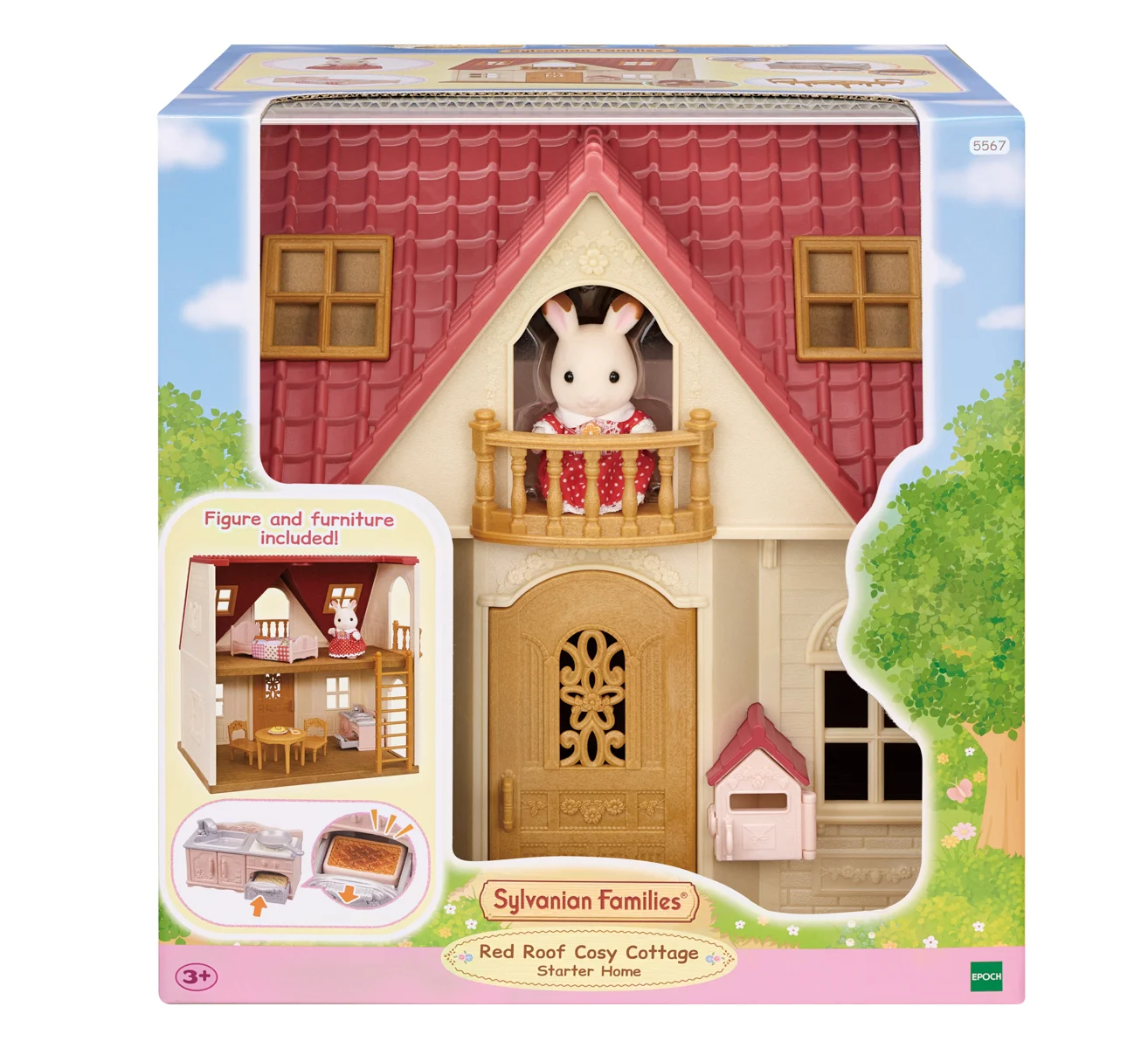 Sylvanian Families Základní dům s červenou střechou nový