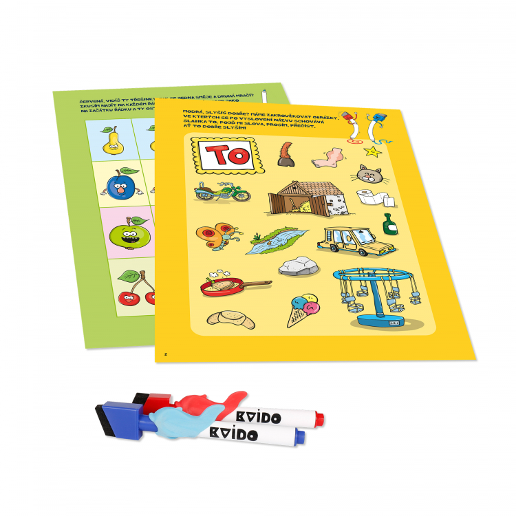 Albi Roztančené fixy - Smyslové vnímání 4-7