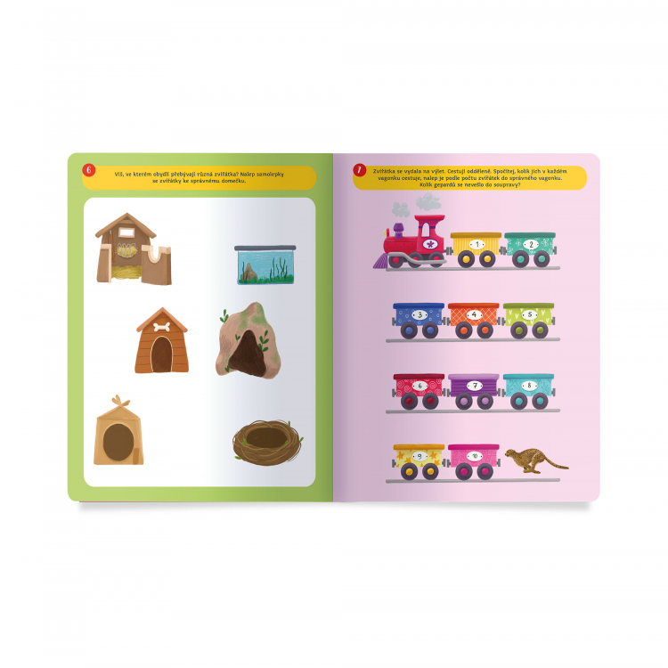 Albi Samolepkové aktivity - Zvířátka