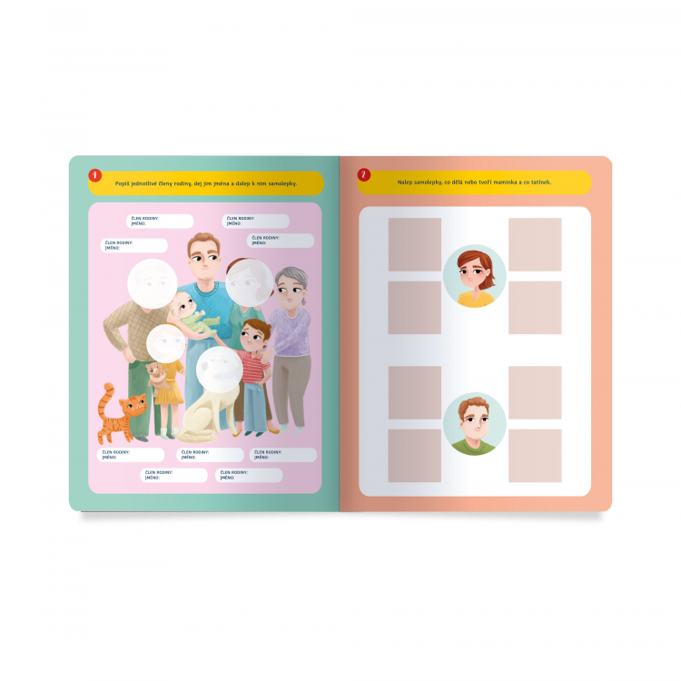 Albi Samolepkové aktivity - Moje rodina