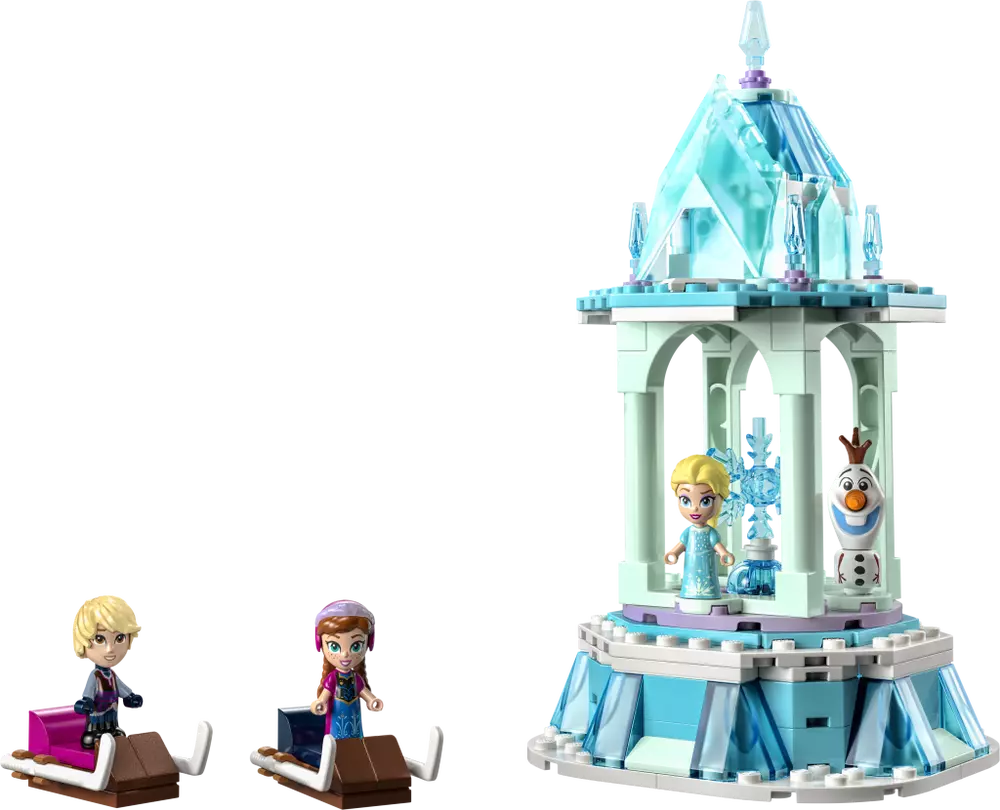 LEGO® Disney Princess™ 43218 Kouzelný kolotoč Anny a Elsy