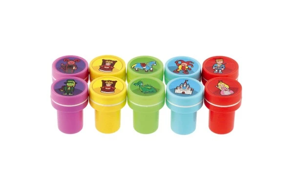 Razítka samotiskací Moje první pohádky plast 10ks 2,5x4cm na kartě