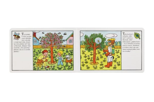 Knížka O jabloňce CZ text 24x16cm