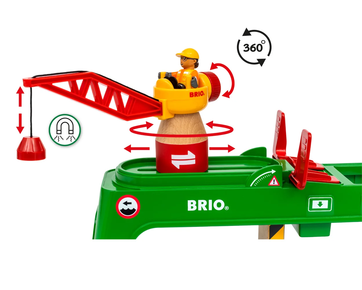 Brio 33996 Nákladní jeřáb