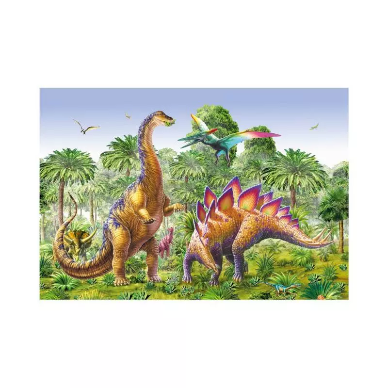 Dino Puzzle 2x48SOUBOJ DINOSAURŮ