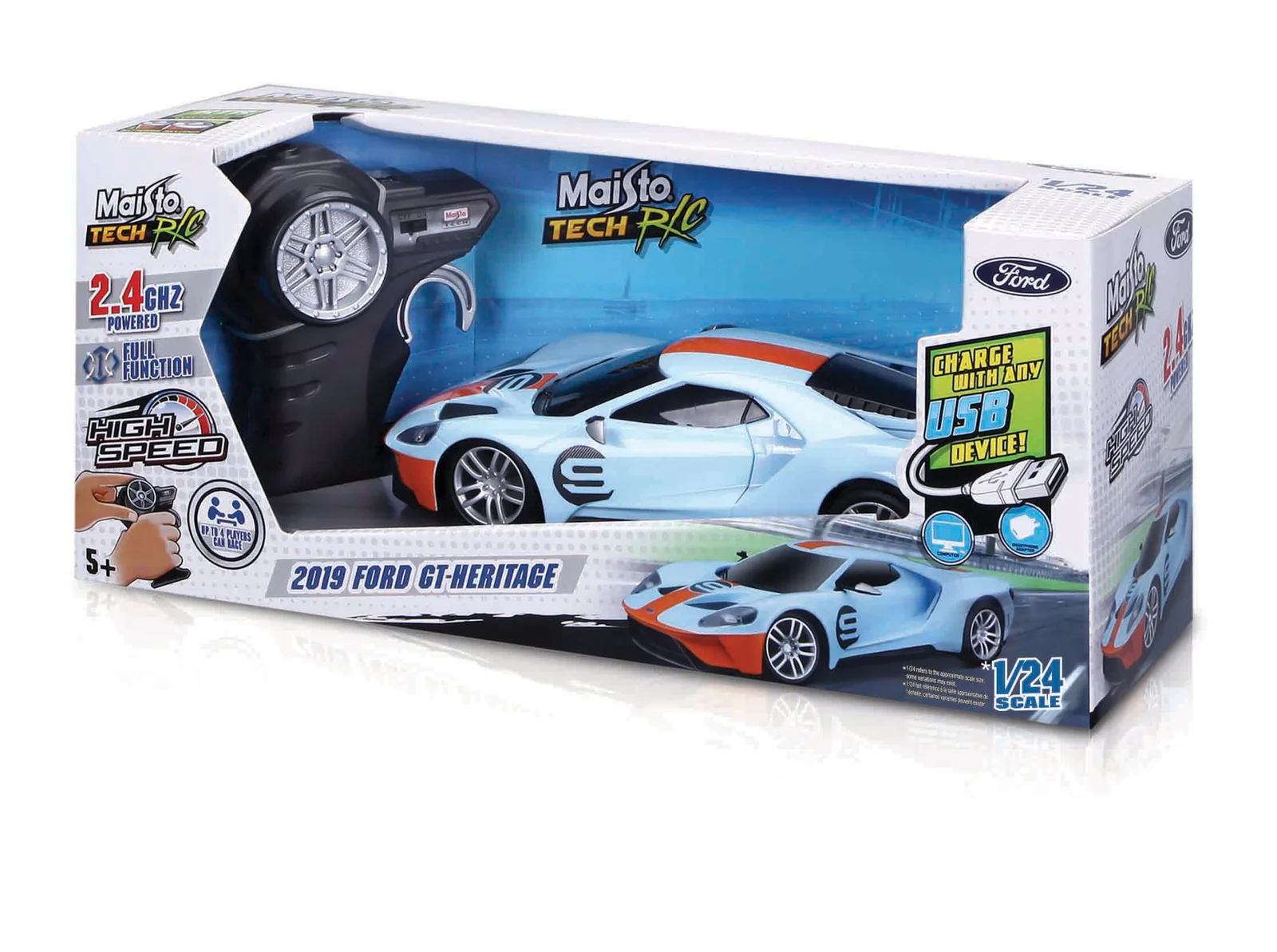 Maisto RC - 1:24 RC Premium ~ 2019 Ford GT Heritage