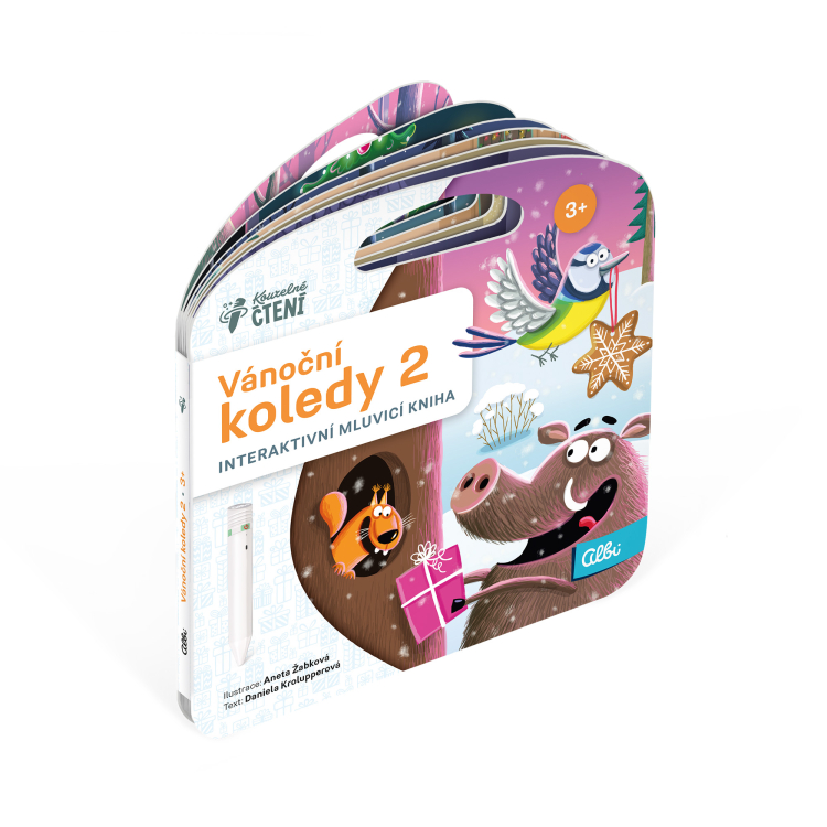 Albi Kouzelné čtení Kniha Zpívánky Vánoční koledy 2