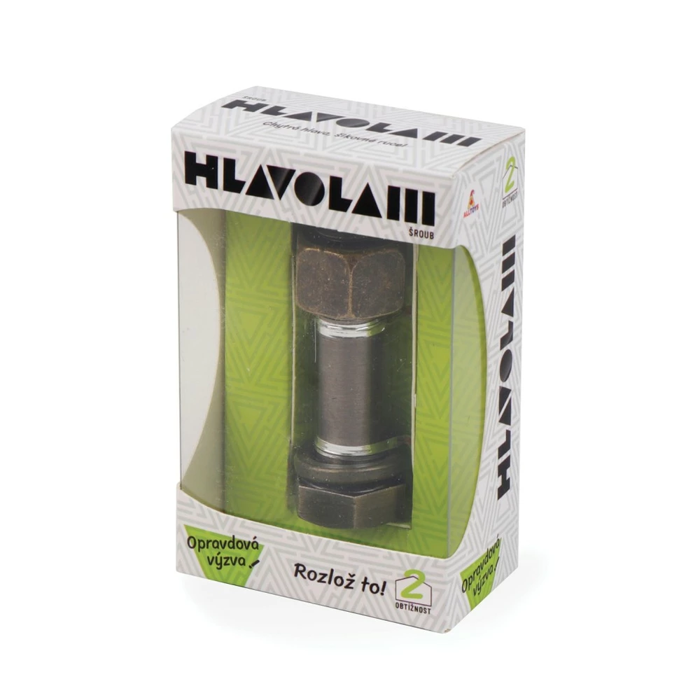 Kovový hlavolam – Šroub