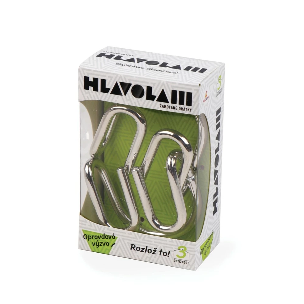 Kovový hlavolam – Zamotané drátky