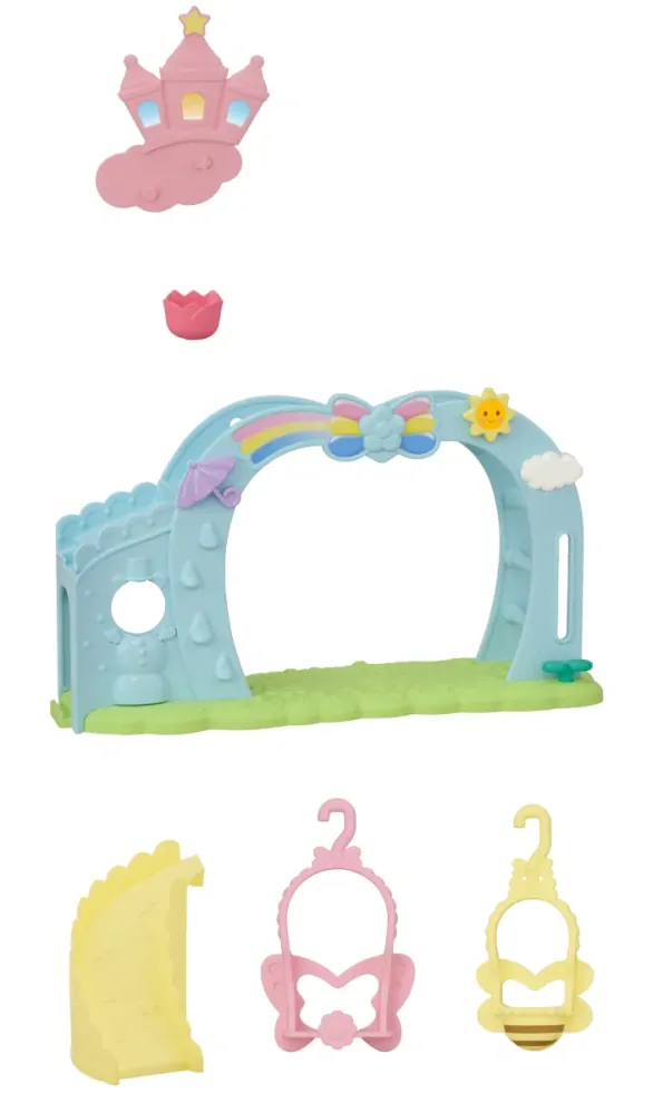 Sylvanian Families Duhové houpačky se skluzavkou