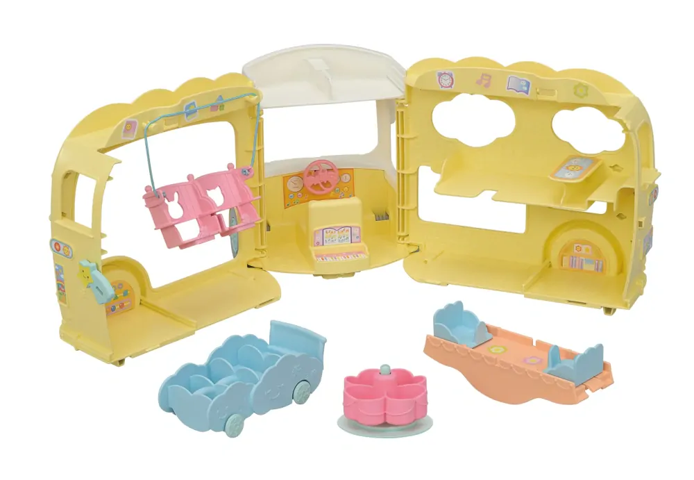 Sylvanian Families Duhový školkový autobus