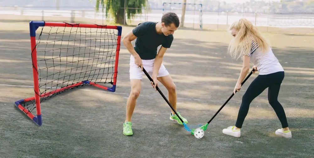 Floorball CROSS set , 2 hole 1 branka