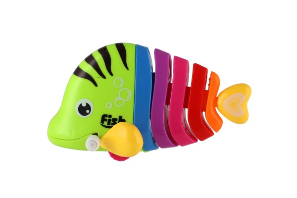 Rybka/Ryba na klíček plast 11cm mix barev