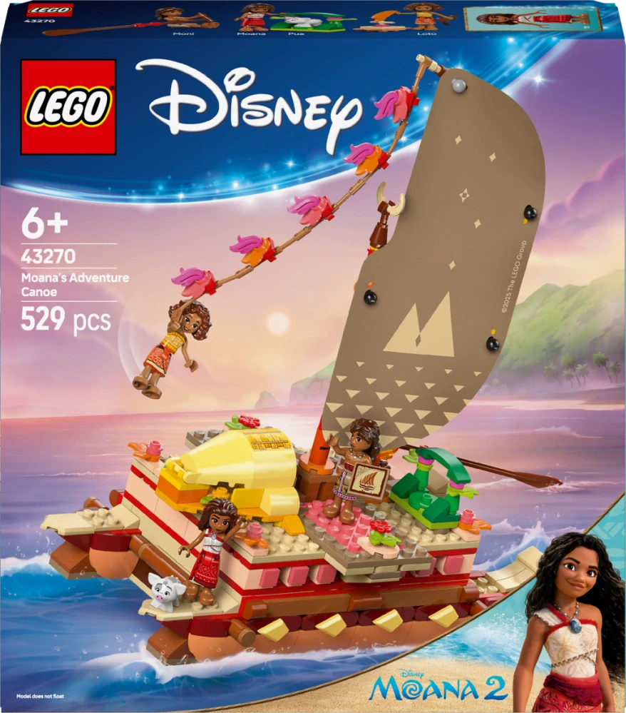 LEGO® │ Disney 43270 Vaiana a dobrodružství na kánoi