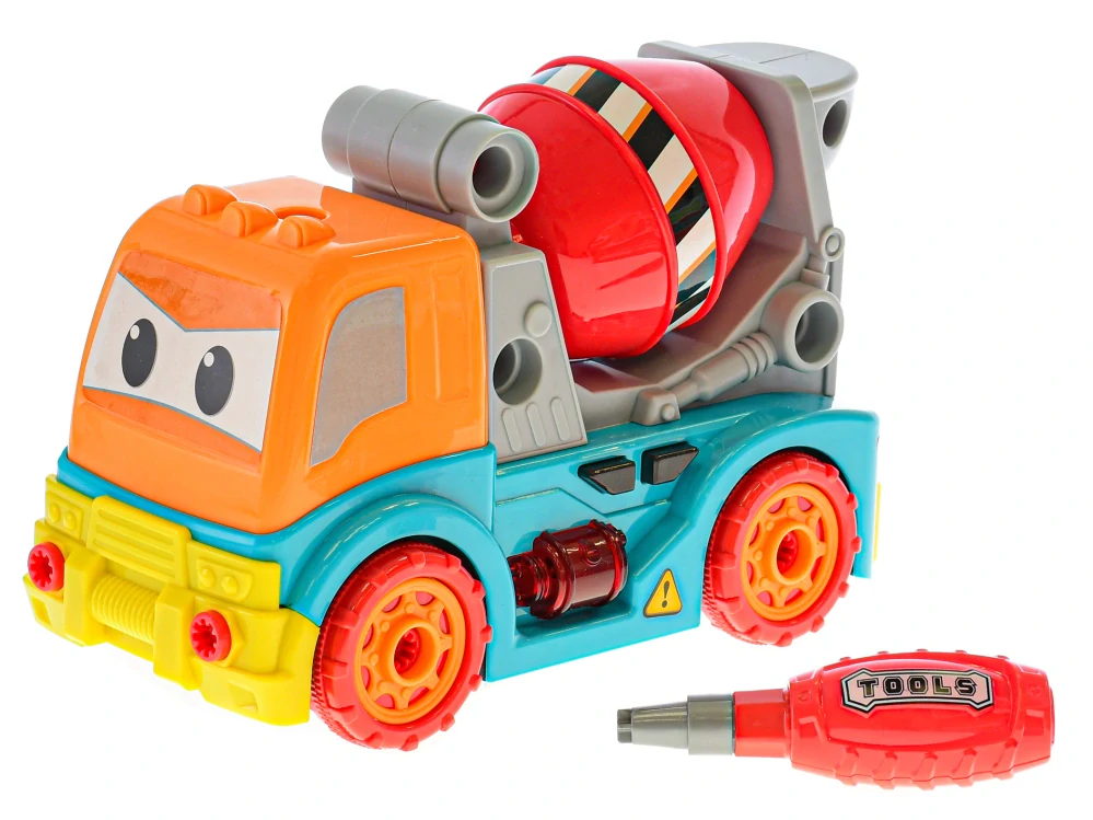 Mikro Trading Auto domíchávač šroubovací 25cm na volný chod na baterie se světlem a zvukem v krabičce