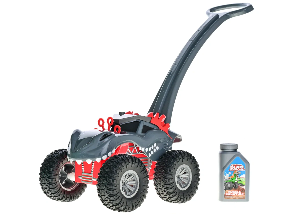 Mikro Trading Auto dinosaurus monster truck 30cm s bublifukovačem na baterie s náplní 350ml v krabičce
