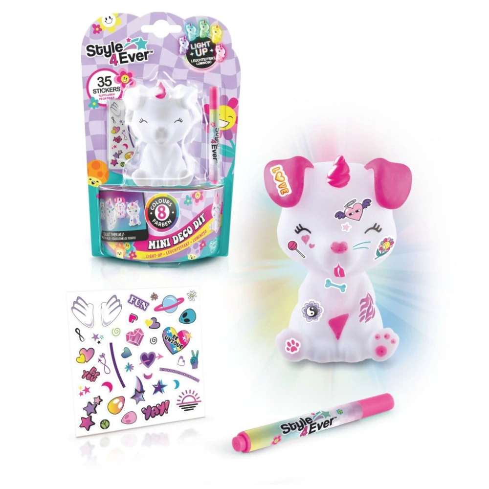 Alltoys Style4Ever Mini Deco svítící figurka assort