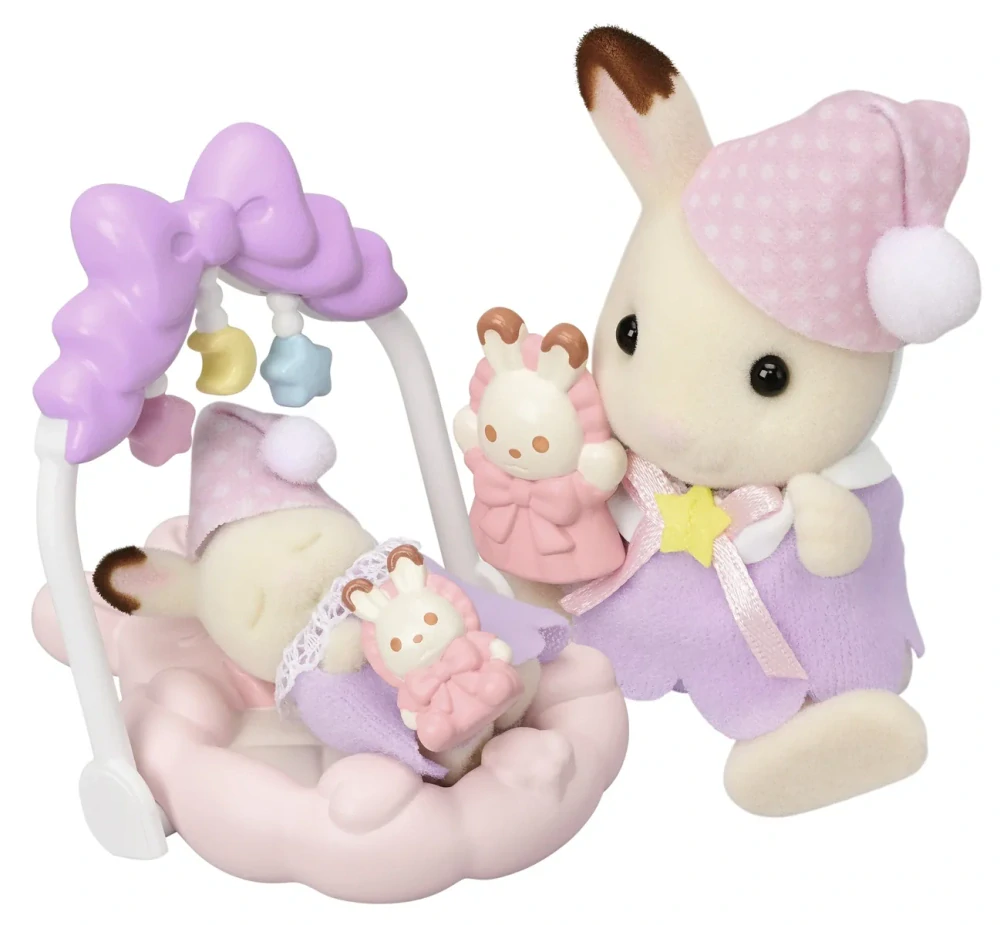 Sylvanian Families Chocolate králíčci spící sourozenci