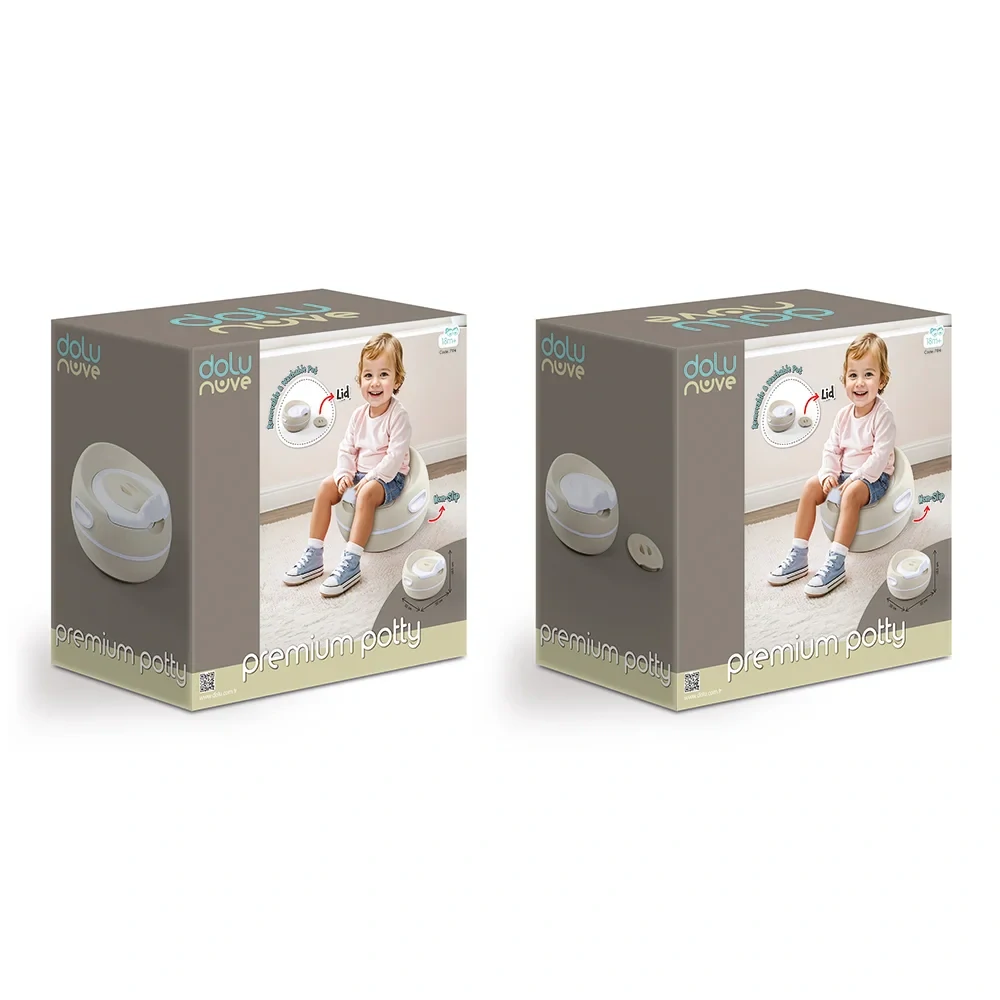 Dolu Dětský nočník Premium, béžová, 19,5x34,5x33,5 cm