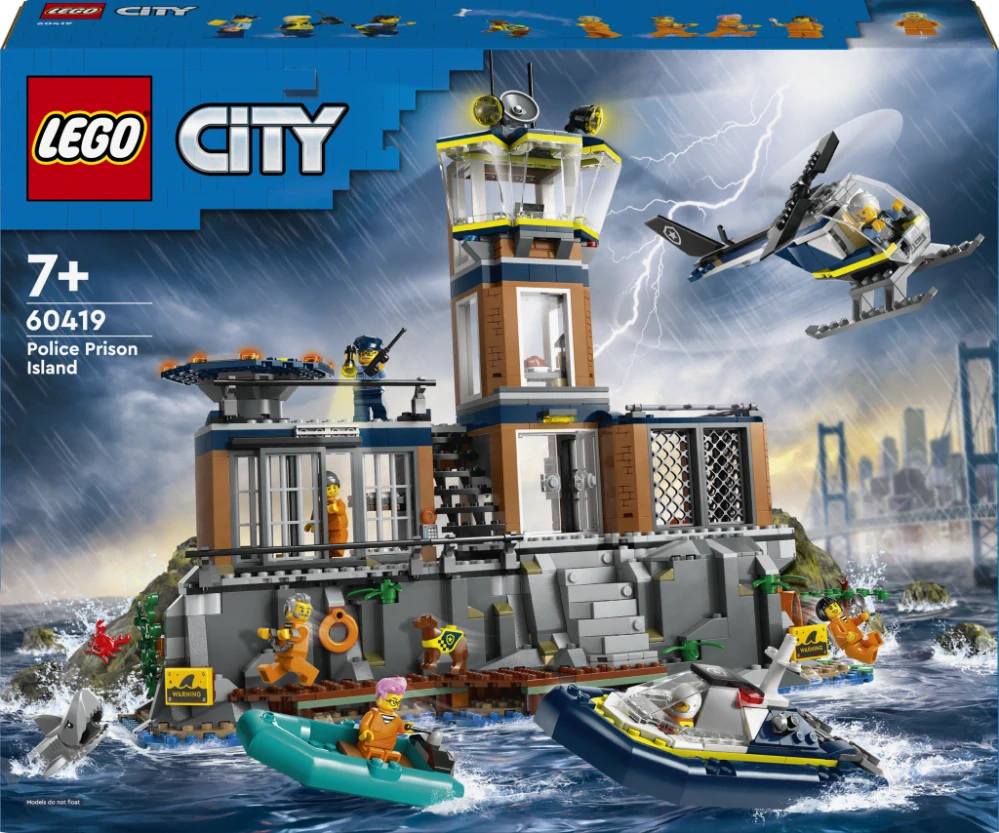 LEGO® City 60419 Policie a vězení na ostrově