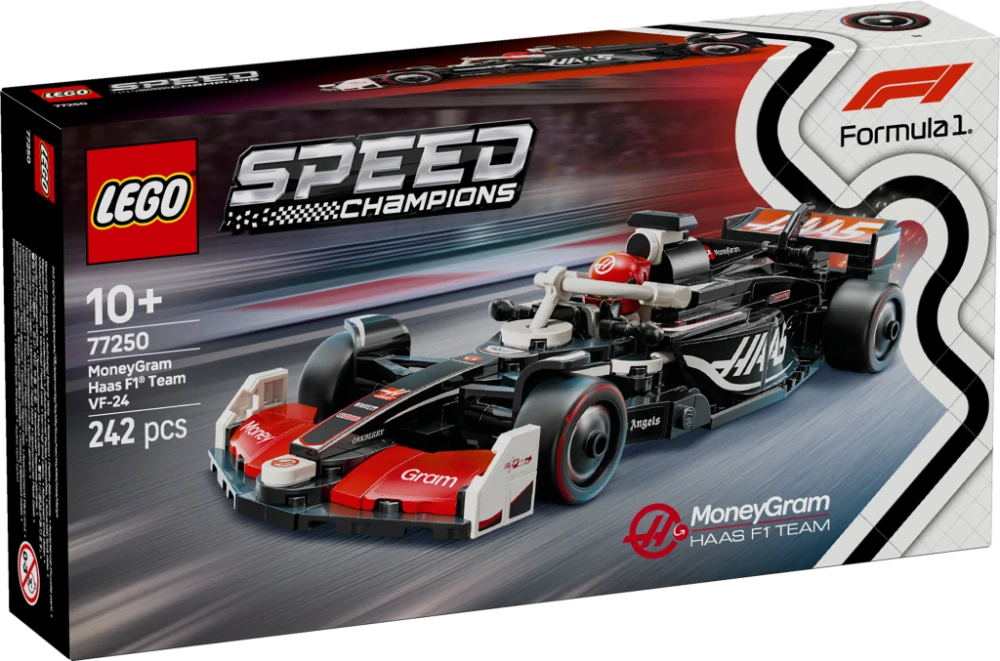 LEGO® Speed Champions 77250 Závodní auto MoneyGram Haas F1® Team VF-24