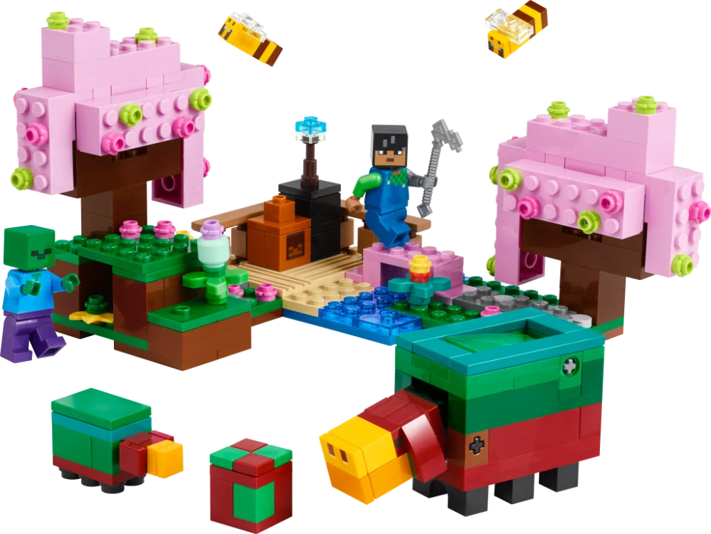 LEGO® Minecraft® 21260 Zahrada s rozkvetlými třešněmi