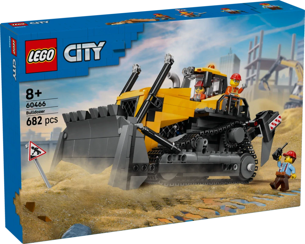 LEGO® City 60466 Žlutý buldozer