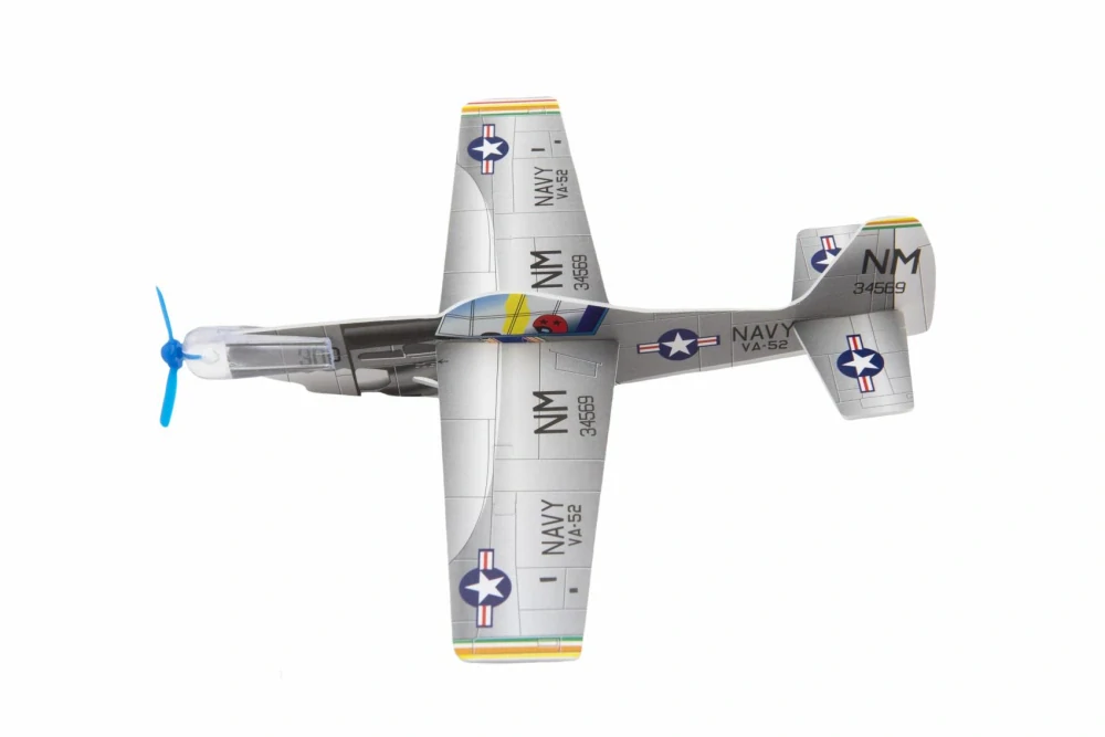 Teddies Letadlo házecí pěnové model 24cm mix barev v sáčku