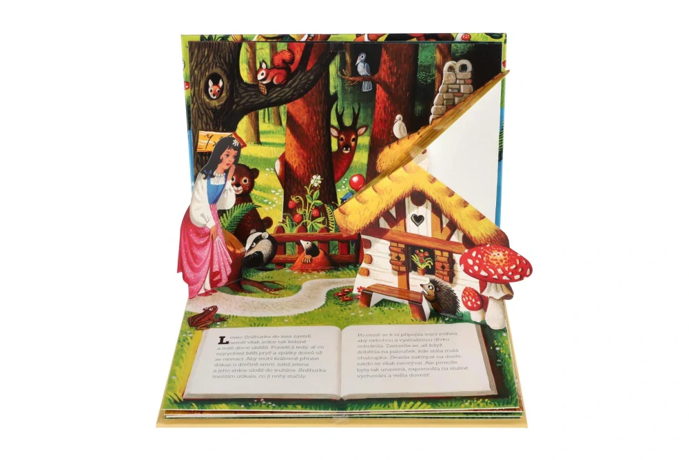 Albatros Knížka Sněhurka a sedm trpaslíků unikátní prostorové pohádky CZ