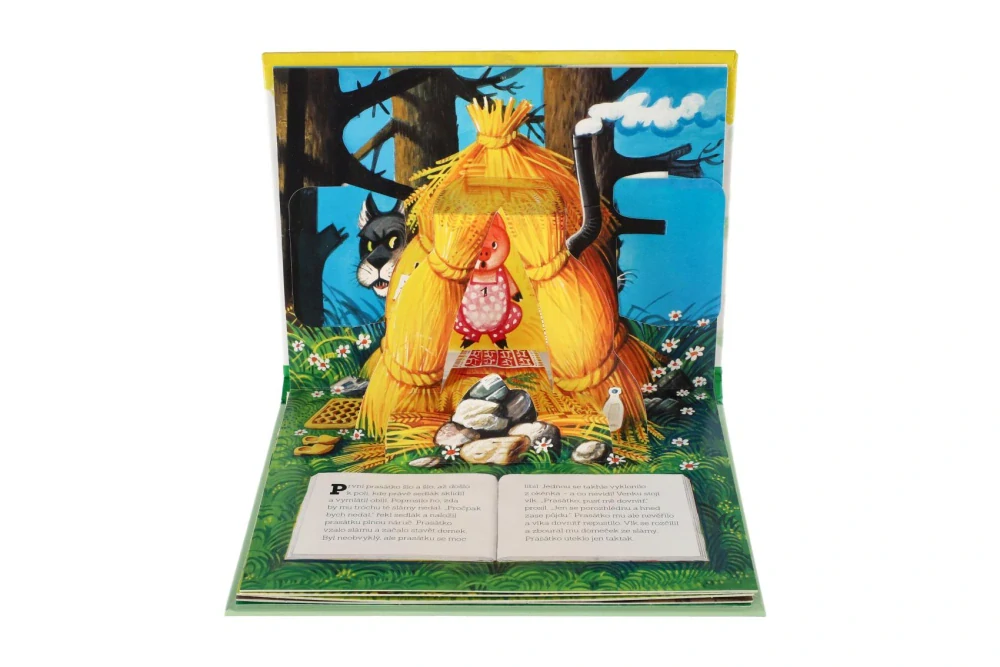 Albatros Knížka Tři prasátka unikátní prostorové pohádky CZ