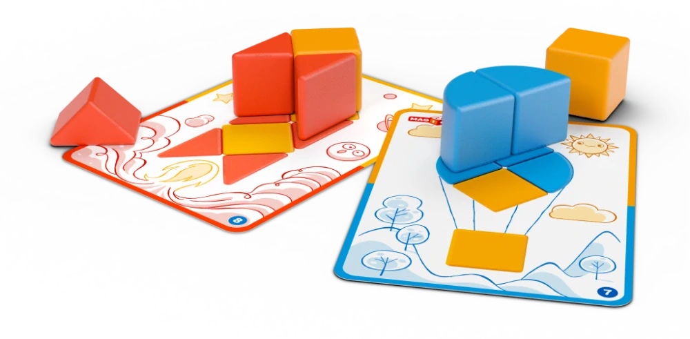 Geomag 307 Magicube Blocks&Cards 16 dílků