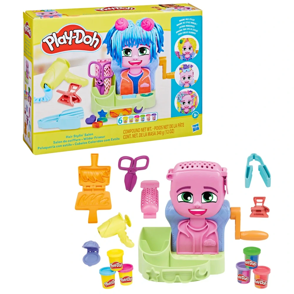 HASBRO - Play-Doh Bláznivé kadeřnictví