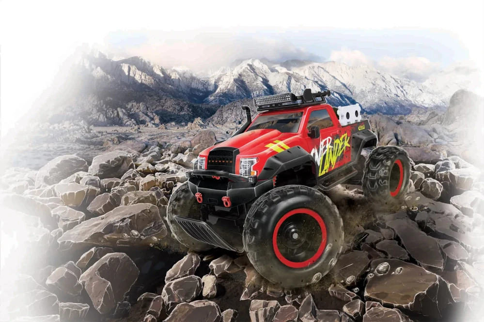 Maisto RC - Overlander, červená, 2,4 GHz, USB