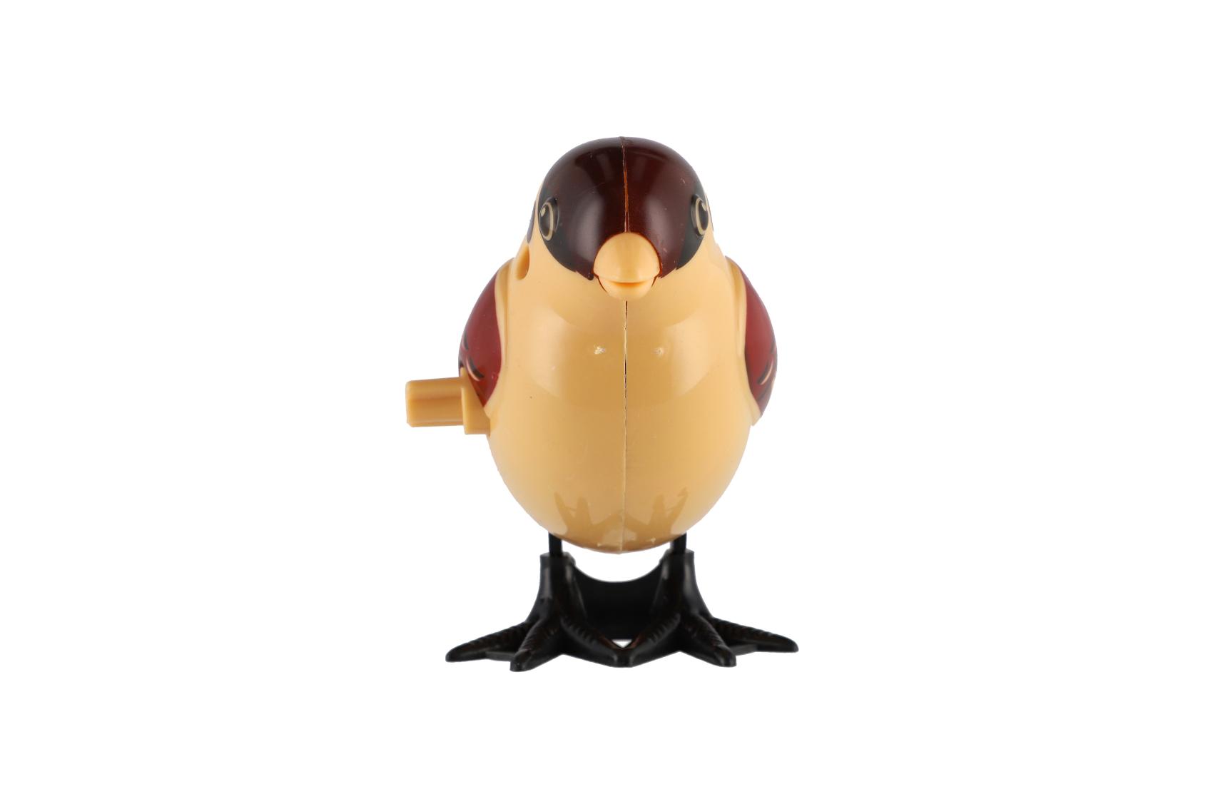 Ptáček skákací na klíček plast 11cm