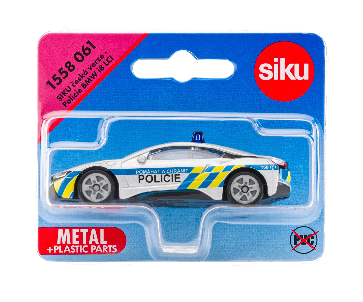 SIKU česká verze - Policie BMW i8 LCI