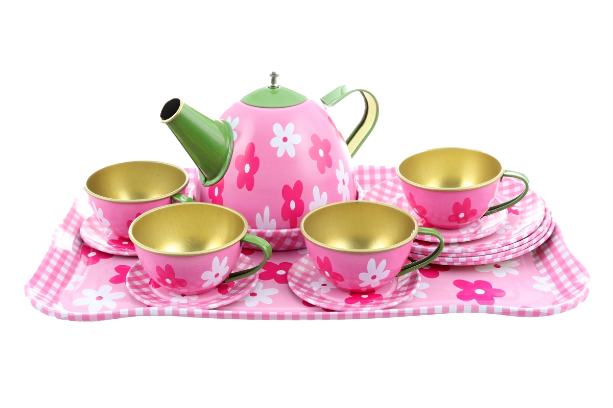 Lamps Čajový set plechový s kytičkami