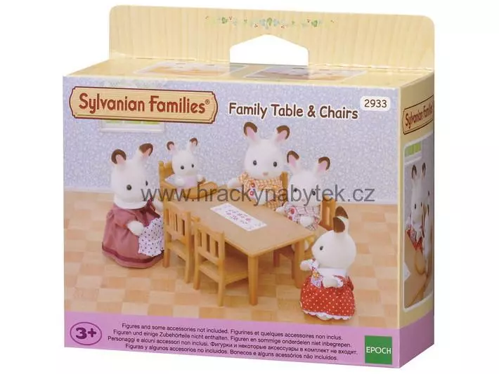 Sylvanian Families Nábytek - jídelní stůl se židlemi