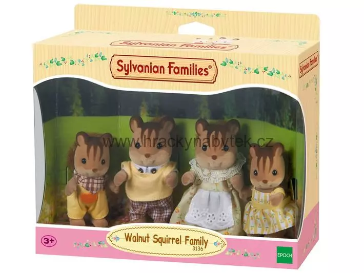 Sylvanian Families Rodina hnědých veverek