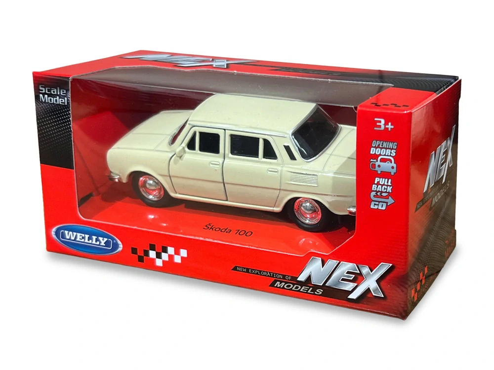 Welly Škoda 100 12cm kov zpětný chod - zelená