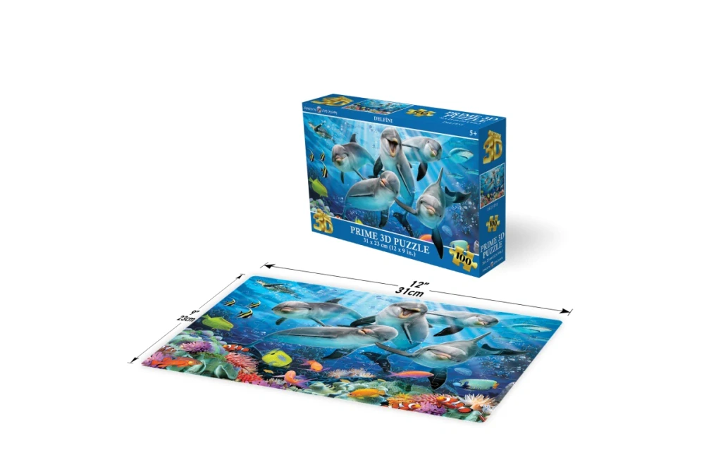 Lamps Puzzle 3D - Delfíni
