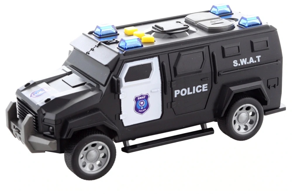 Lamps Sada policejních aut se zvukem a světlem na baterie