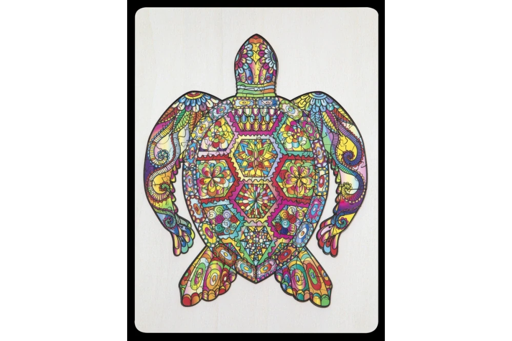 Lamps Dřevěné puzzle želva