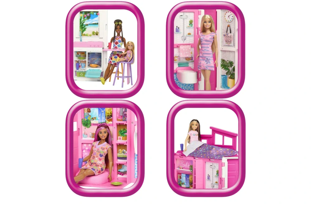 Mattel Barbie Domek s panenkou HRJ77